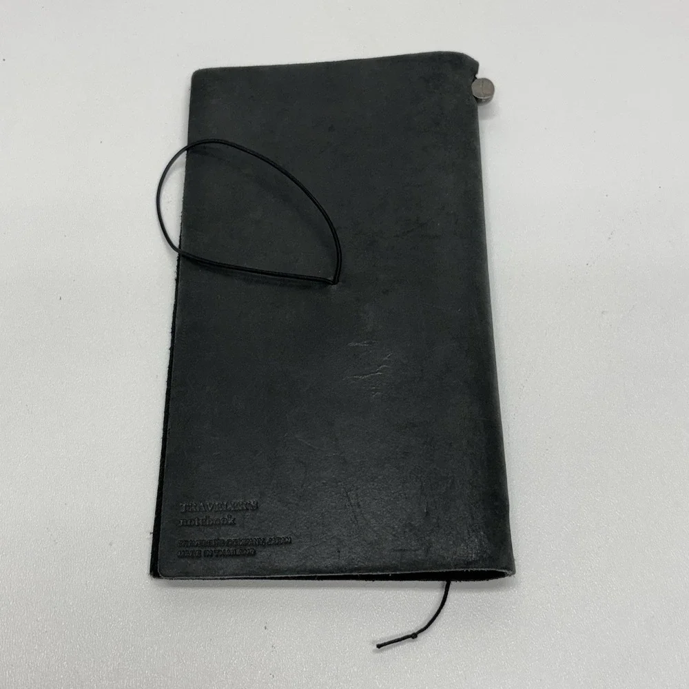 Traveler's Company Notebook Kit - Leather Cover, Refills, Bands, Clips, Zip Case